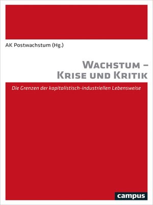 cover image of Wachstum--Krise und Kritik
